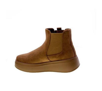 STIVALETTO GOLD&GOLD IN PELLE SCAMOSCIATA CAMMELLO