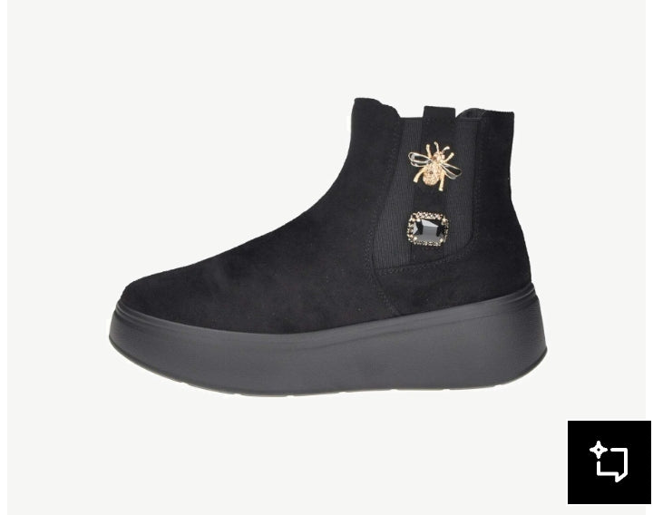 STIVALETTO GOLD&GOLD NERO