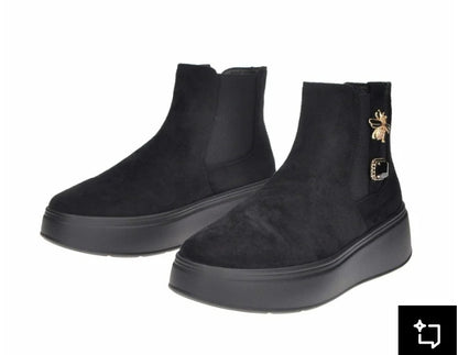 STIVALETTO GOLD&GOLD NERO