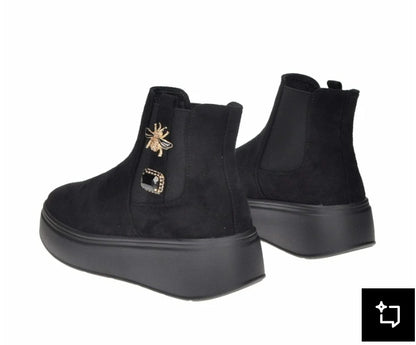 STIVALETTO GOLD&GOLD NERO