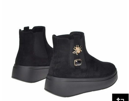 STIVALETTO GOLD&GOLD NERO