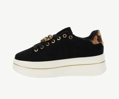 GOLD&GOLD SNEAKER PLATFORM NERO SCAMOCIATA