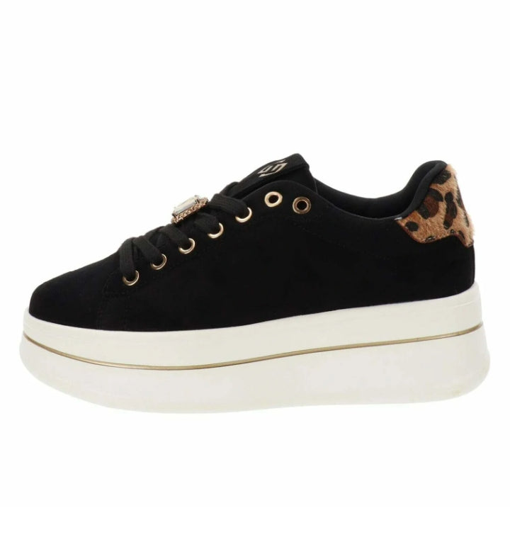 GOLD&GOLD SNEAKER PLATFORM NERO SCAMOCIATA
