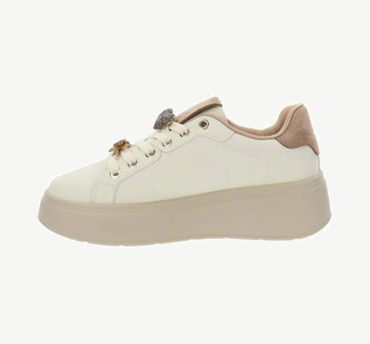SNEAKERS GOLD&GOLD  DONNA ECOPELLE COLOR BURRO