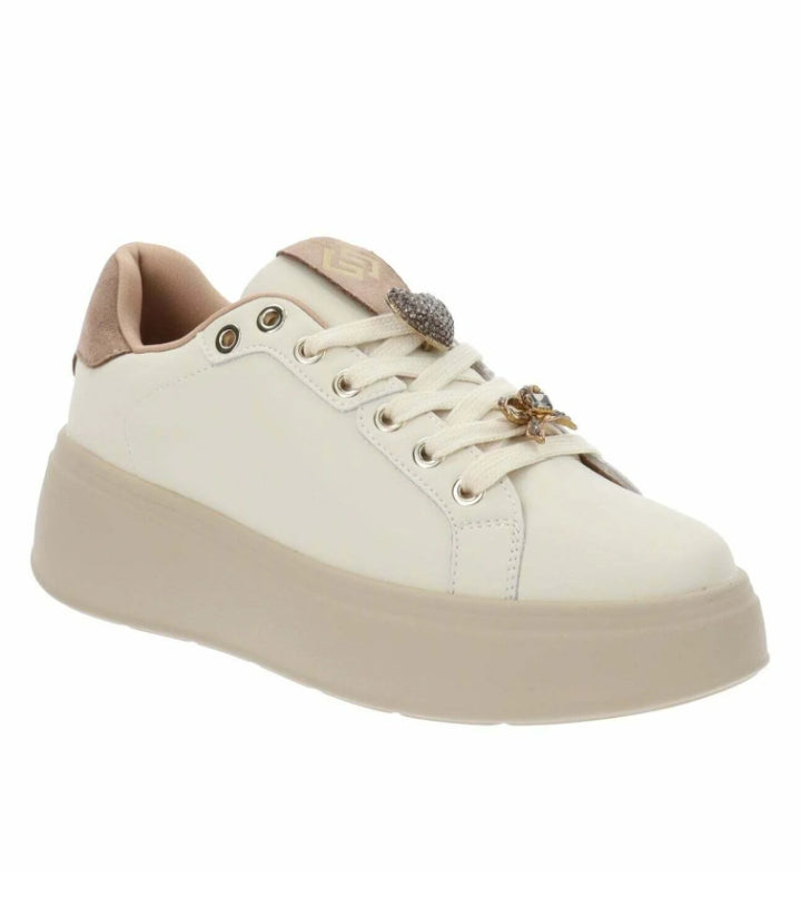 SNEAKERS GOLD&GOLD  DONNA ECOPELLE COLOR BURRO
