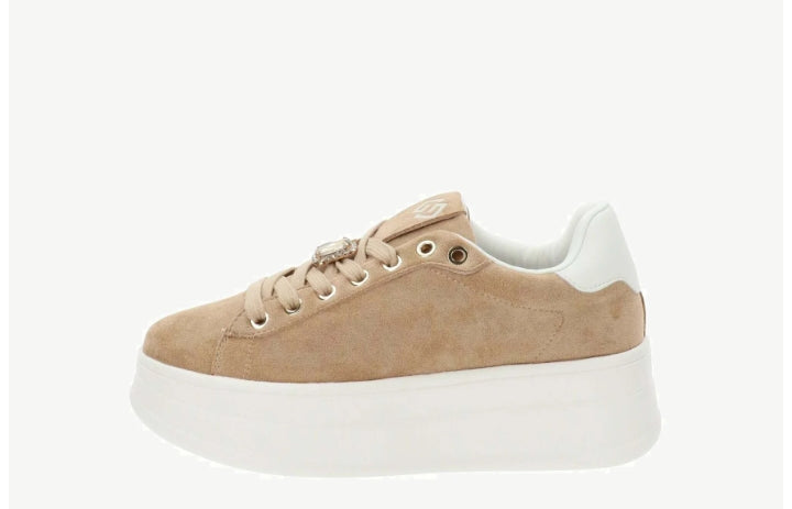 SNEAKERS GOLD&GOLD PLATFORM IN CAMOSCIO