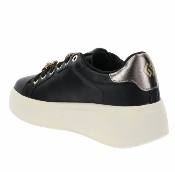 SNEAKERS GOLD&GOLD IN ECOPELLE NERA