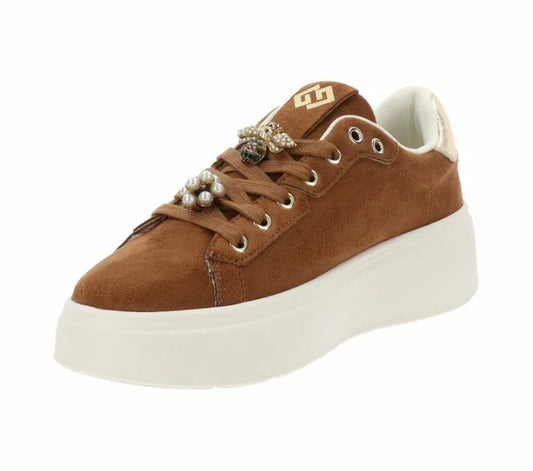 SNEAKERS DONNA GOLD&GOLD TABACCO