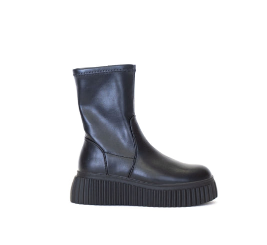 STIVALETTO PLATFORM NERO GOLD&GOLD