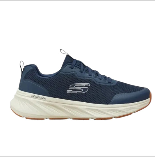 SKECHERS EDGERIDE SNEAKERS UOMO BLU