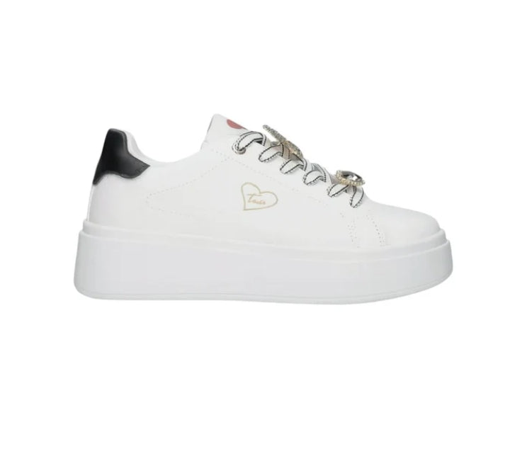 BRACCIALINI TUA SNEAKER CON PLATEUX BIANCA DONNA