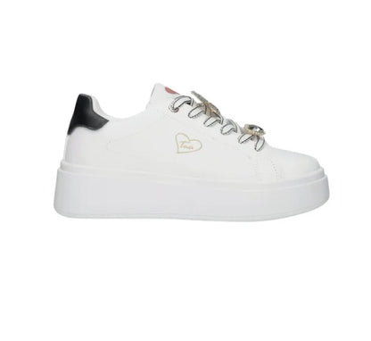 BRACCIALINI TUA SNEAKER CON PLATEUX BIANCA DONNA