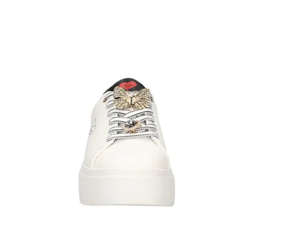 BRACCIALINI TUA SNEAKER CON PLATEUX BIANCA DONNA