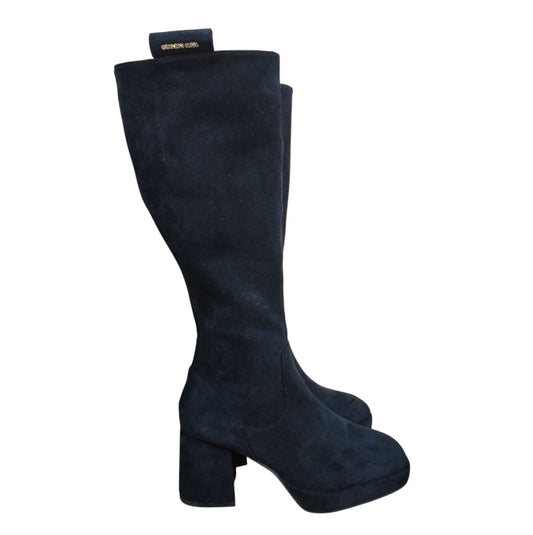 STIVALE LUNGO GATTINONI ROMA IN SUEDE NERO
