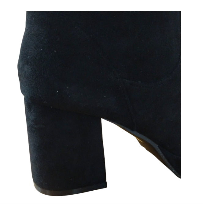 STIVALE LUNGO GATTINONI ROMA IN SUEDE NERO