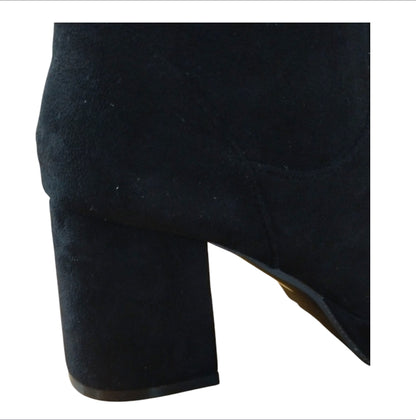 STIVALE LUNGO GATTINONI ROMA IN SUEDE NERO