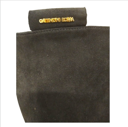 STIVALE LUNGO GATTINONI ROMA IN SUEDE NERO