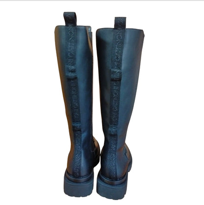 STIVALE LUNGO GATTINONI ROMA IN PELLE NERO