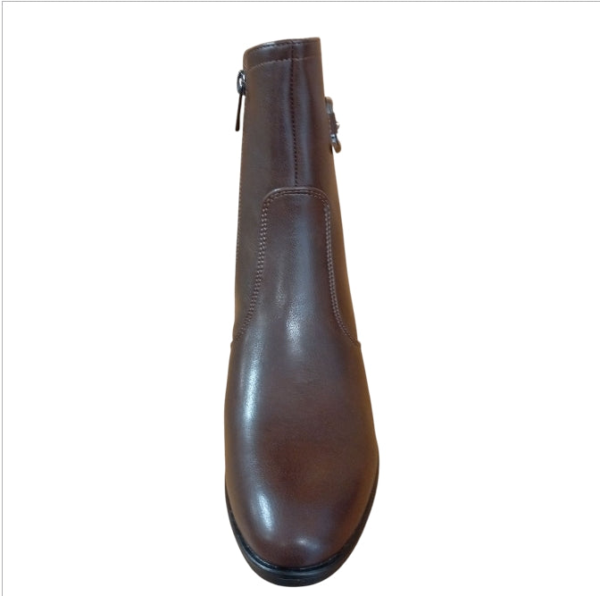 RENATO BALESTRA STIVALETTO DONNA IN PELLE MARRONE