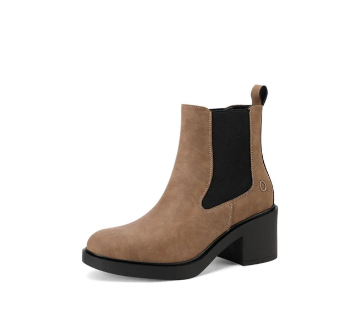 stivaletto Chelsea boots donna Queen Helena con tacco.