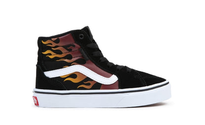 Sneakers Vans SK8-Hi Ragazzo/a con Lacci – Stile Streetwear e Grafica Fiamme