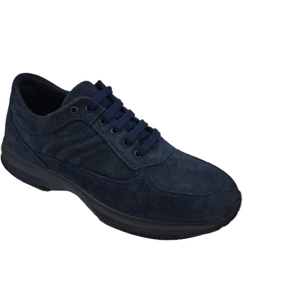 sneaker IMAC in pelle scamosciata blu