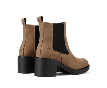 stivaletto Chelsea boots donna Queen Helena con tacco.