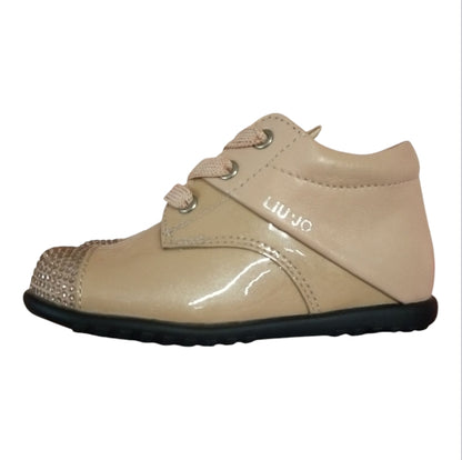 Luijo bambina scarpa bassa allacciata con cerniera laterale