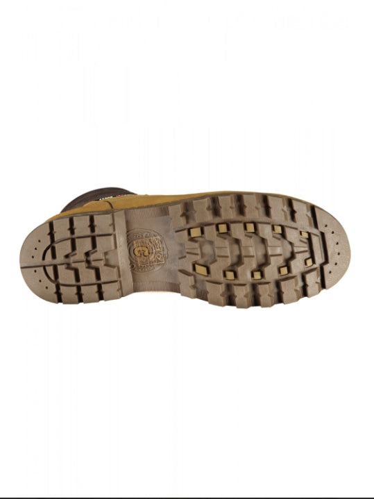 scarponcino giallo Carrera con cuciture e collarino imbottito.