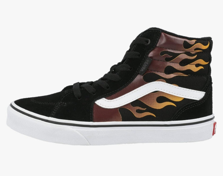 Sneakers Vans SK8-Hi Ragazzo/a con Lacci – Stile Streetwear e Grafica Fiamme
