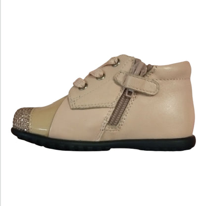 Luijo bambina scarpa bassa allacciata con cerniera laterale