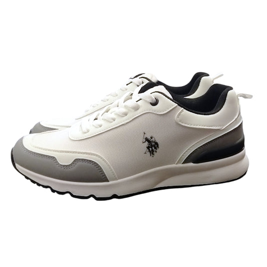 U.S. POLO ASSN. Sneakers Uomo Bianco e grigio– Comfort e Stile Casual