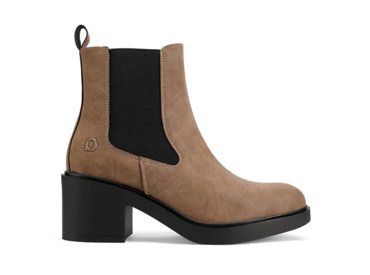 stivaletto Chelsea boots donna Queen Helena con tacco.
