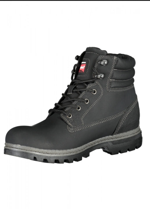 scarponcino stringato da uomo Carrera Urban Contrast di colore nero