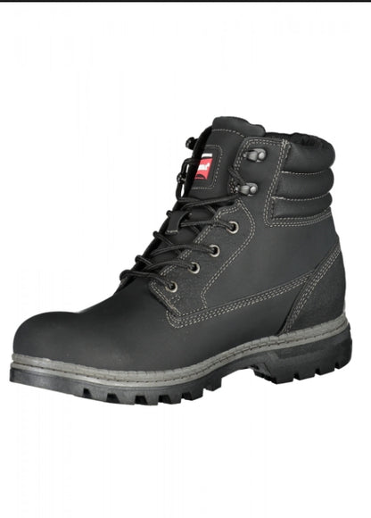 scarponcino stringato da uomo Carrera Urban Contrast di colore nero