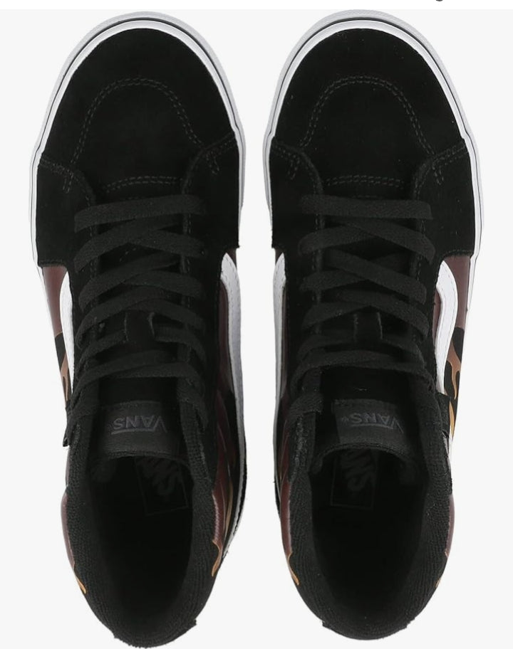 Sneakers Vans SK8-Hi Ragazzo/a con Lacci – Stile Streetwear e Grafica Fiamme