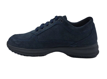 sneaker IMAC in pelle scamosciata blu