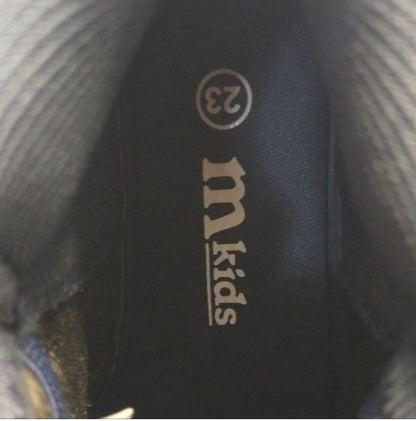 sneaker alta Melania per bambino con chiusura a strappo e lacci elastici e plantare in memory